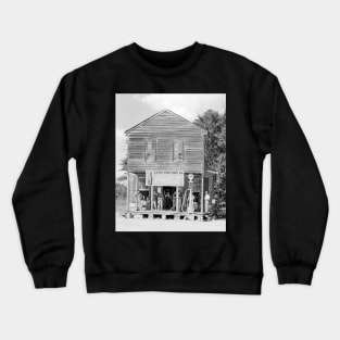 General Store & Post Office, 1935. Vintage Photo Crewneck Sweatshirt